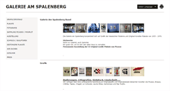 Desktop Screenshot of galerie-am-spalenberg.com